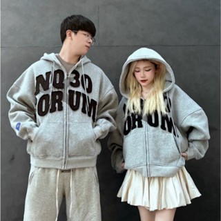  Áo Khoác Nỉ Hoodie Zip Form Boxy NQ30 FORUM Thêu Đắp Vải Form Rộng Nam Nữ Unisex_Áo Hoodie Mũ To Siêu Dày ấm 2024 