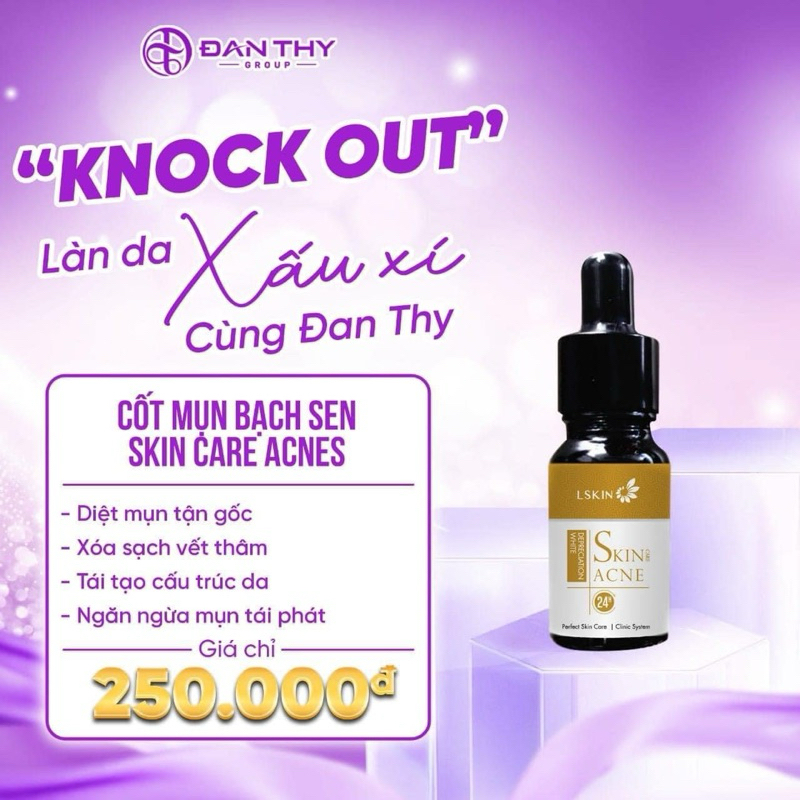 [CHÍNH HÃNG kèm 🎁 ]CỐT MỤN BẠCH SEN ĐAN THY