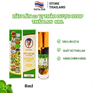 Dầu lăn bà già 22 vị thảo dược Thái Lan fata co's 8ml Herbal Liquid Balm