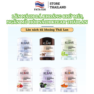  Lăn nách đá khoáng Thái Lan lăn khử mùi Klear ngăn khử mùi 70gr Fata co's 