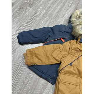 Áo khoác parka lót lông bé trai sz 1-6y form nhỏ