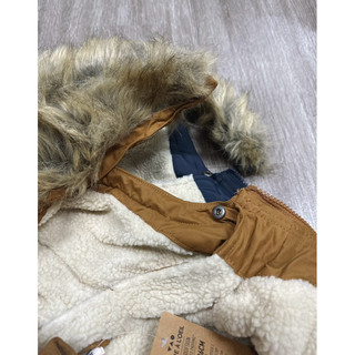 Áo khoác parka lót lông bé trai sz 1-6y form nhỏ
