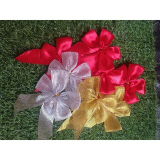 10 Nơ giáng sinh, nơ trang trí cây thông noel, trang trí giáng sinh xinh xắn