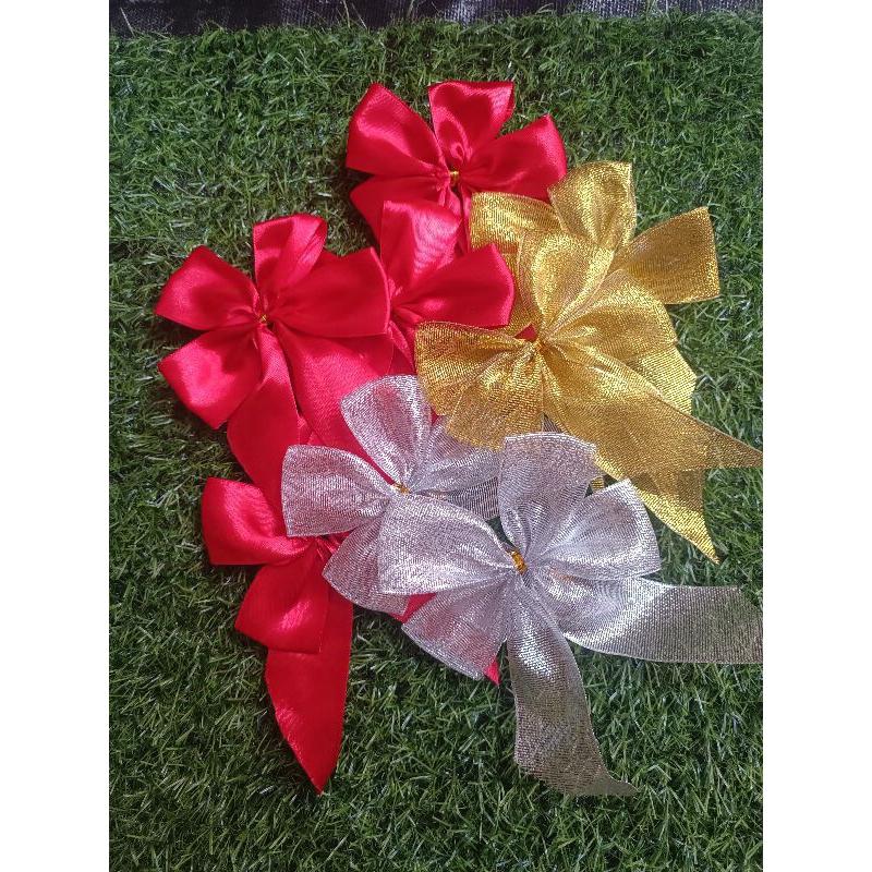 10 Nơ giáng sinh, nơ trang trí cây thông noel, trang trí giáng sinh xinh xắn