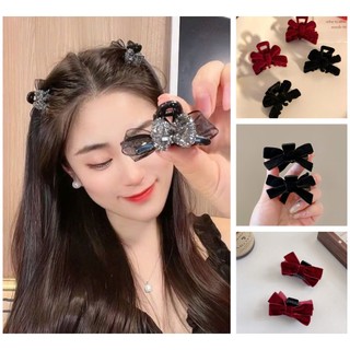  📛 RẺ VÔ ĐỊCH 📛 Kẹp tóc nơ đá tiểu thư hot trend phong cách hàn quốc 