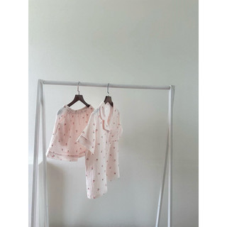 xô muslin-pijama đùi