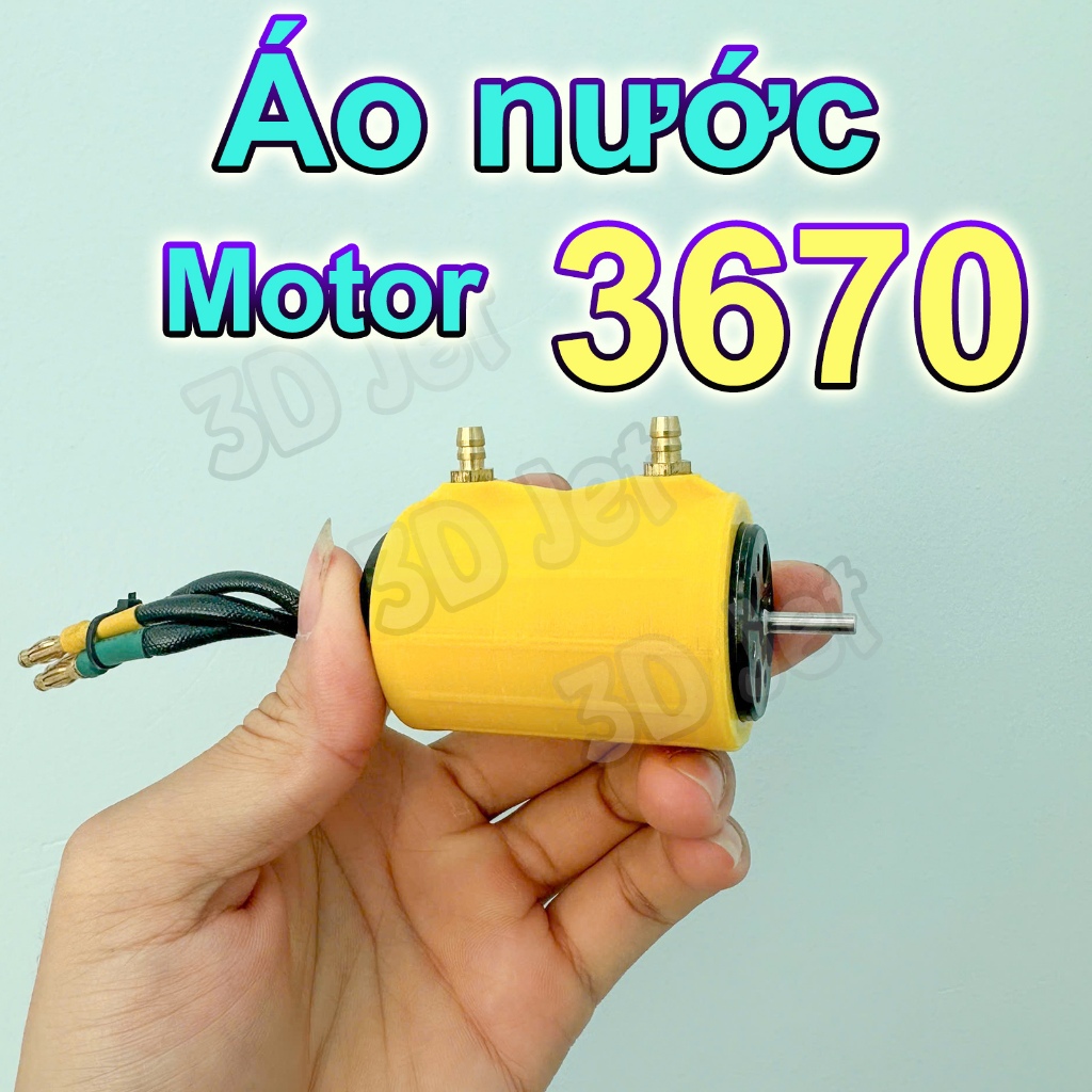 Áo Nước V1 Motor 3670, áo nước động cơ không chổi than,ao nuoc,áo nước, tản nhiệt motor, tản nhiệt m
