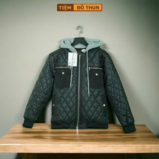 Áo khoác phao mùa đông lót bông siêu ấm, phong cách hàn quốc.