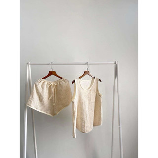 xô muslin-pijama đùi