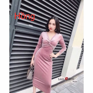 Váy nhung body