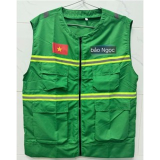 Áo khoác gilê gabb 4 túi _  [ size 50 _ 97 kg ]