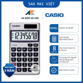   Chính Hãng  Máy tính bỏ túi Casio SX-300P - Tặng kèm bao da tiện dụng 