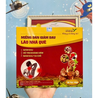 Miếng dán giảm đau Lão nhà quê 30 gói hỗ trợ giảm đau tại chỗ