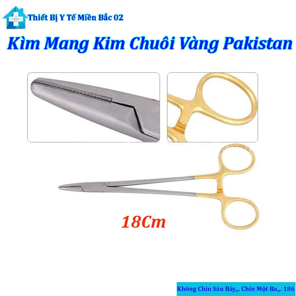 Kìm Mang Kim Chuôi Vàng Pakistan 18Cm