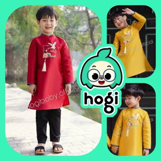 SHIP HOẢ TỐC HCM |HGB10 Áo dài cách tân bé trai GIA KỲ | Áo dài bé trai cách tân áo dài bé trai size đại áo dài màu vàng