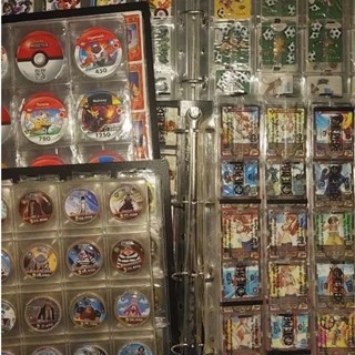 [Không Gồm Thẻ] Album, Bìa Còng Lớn Đựng Thẻ Toonies One Piece, Naruto, Dragon Ball, Pokemon - Hình Ảnh Thực Tế
