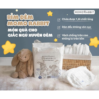*Mới-có size 3XL* (Combo 1 thùng 4 bịch) Bỉm Momo Rabbit Nội Địa Hàn siêu mềm mại Dán/Quần đêm/Eco size S/M/L/XL/XXL/3XL