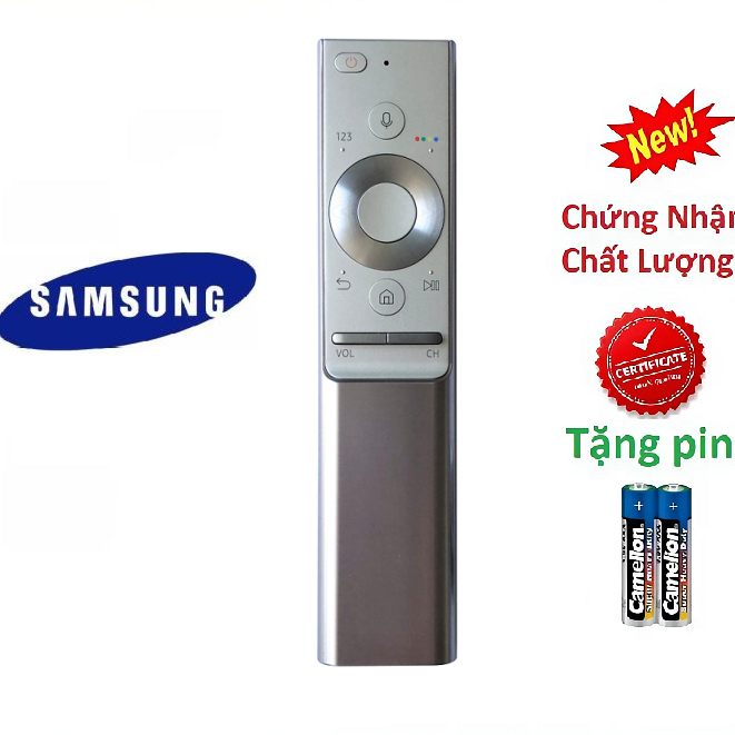 tay điều khiển remote từ xa tivi samsung QLED - 2017 giọng nói vỏ nhôm-kèm pin