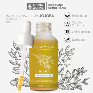 Dầu Jojoba Aroma Works Face & Hair Oil, cấp ẩm, mờ nếp nhăn