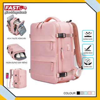 balo du lịch có sức chứa lớn,ba lô du lịch balo chống nước nhiều ngăn balo có ngăn đựng giày và cổng sạc USB