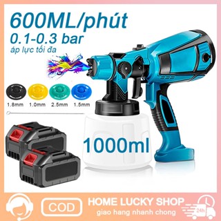 Máy phun sơn cầm tay 1000ml,súng phun sơn điện,bình xịt nước tưới - 3 kiểu phun có thể thay đổi
