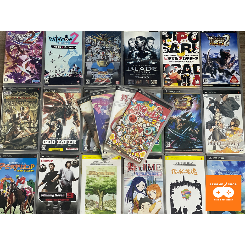  Trò Chơi Game UMD Cho Máy PSP 1000 2000 3000 Eslim LIST 2 