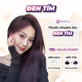 Thuốc nhuộm tóc Màu Đen Tím - Lên Từ Nền Đen không Tẩy Tóc  - Minzihair, Minzihair HCM