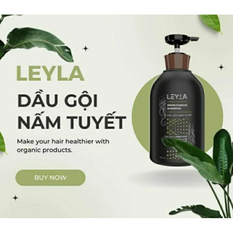 Dầu Gội Nấm Tuyết Leyla [750ml]