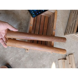 thanh gỗ tròn decor,con lăn gỗ,cây đập đá.rộng 4cm(gỗ thịt)
