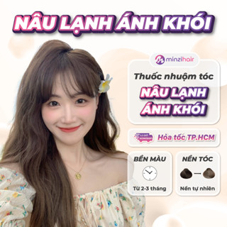  Thuốc nhuộm tóc Màu Nâu Khói Lạnh  Nâu Lạnh Ánh Khói  - Lên Từ Nền Đen Không Tẩy - Minzihair Minzihair HCM 