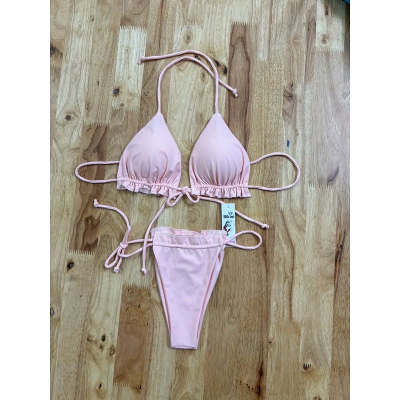 Bikini 2 mảnh hàng cao cấp bikini đi biển áo ren quần ship nhỏ ( sẵn hàng - che tên) | BigBuy360 - bigbuy360.vn