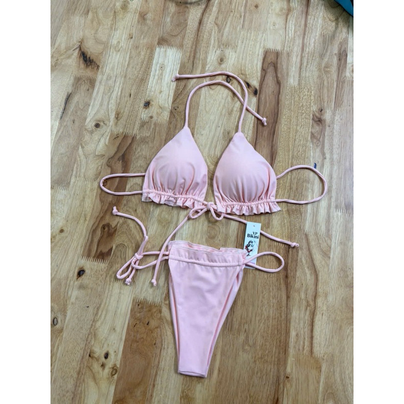 Bikini 2 mảnh hàng cao cấp bikini đi biển áo ren quần ship nhỏ ( sẵn hàng - che tên) | BigBuy360 - bigbuy360.vn