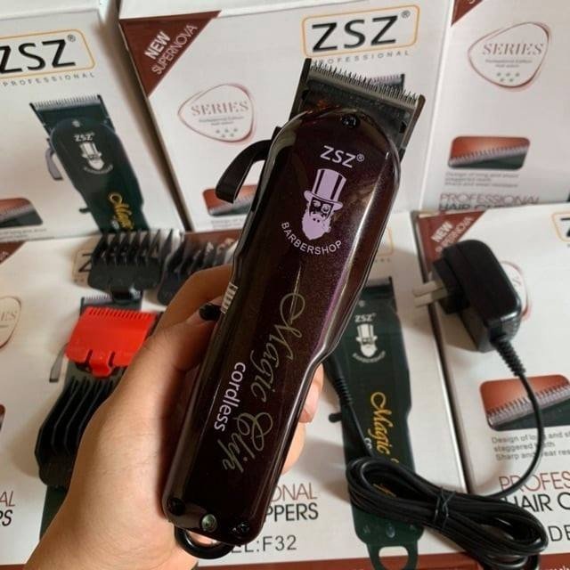 Tông đơ lưỡi kép ZSZ F32 pin sạc chuyên nghiệp F32A, F35, F35A Giao Ngẫu Nhiên