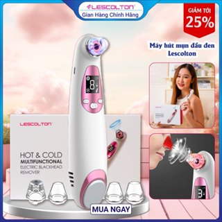 Máy Hút Mụn Đầu Đen Mini Lescolton 3 Trong 1 LSO04 - Đẩy Tinh Chất, Nâng Cơ Mặt, Massage, Làm Sạch Sâu Lỗ Chân Lông