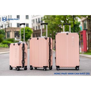 Vali khóa sập 6008 vali size 20/24/29/32 khung nhôm #6008 Hùng phát bao bể