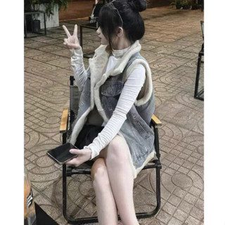 ÁO KHOÁC GILE BÒ LÓT LÔNG BASIC DỄ PHỐI ĐỒ