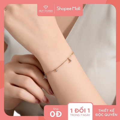 Lắc Tay Nữ Vàng Tây 10k LLF134 Huy Thanh Jewelry