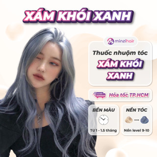 Thuốc nhuộm tóc Xám Khói Xanh - Cần Tẩy Tóc - Minzihair, Minzihair HCM