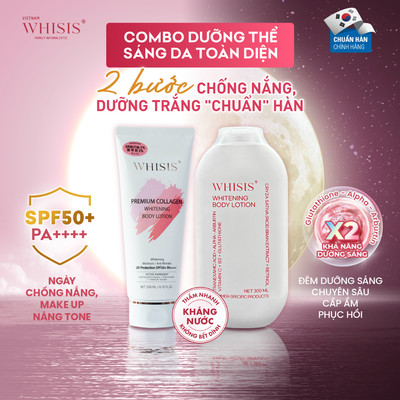 Combo Dưỡng Thể Ngày&Đêm X2 Dưỡng Da Sáng Hồng Body Phiên Bản Nâng Cấp 300ml