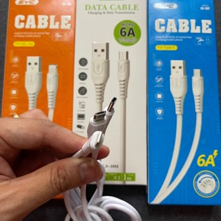 Dây Cáp Sạc Nhanh 6A SYC LS-10 Giá Rẻ đầu Micro Usb, Type-C, iP, C-C, C-L
