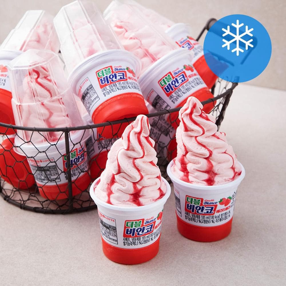 Kem Lốc Xoay Dâu Hàn Quốc