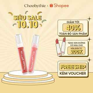 Son kem chiết xuất từ thiên nhiên Nature Soft Lip chất son mịn, lâu trôi - Choosebythie