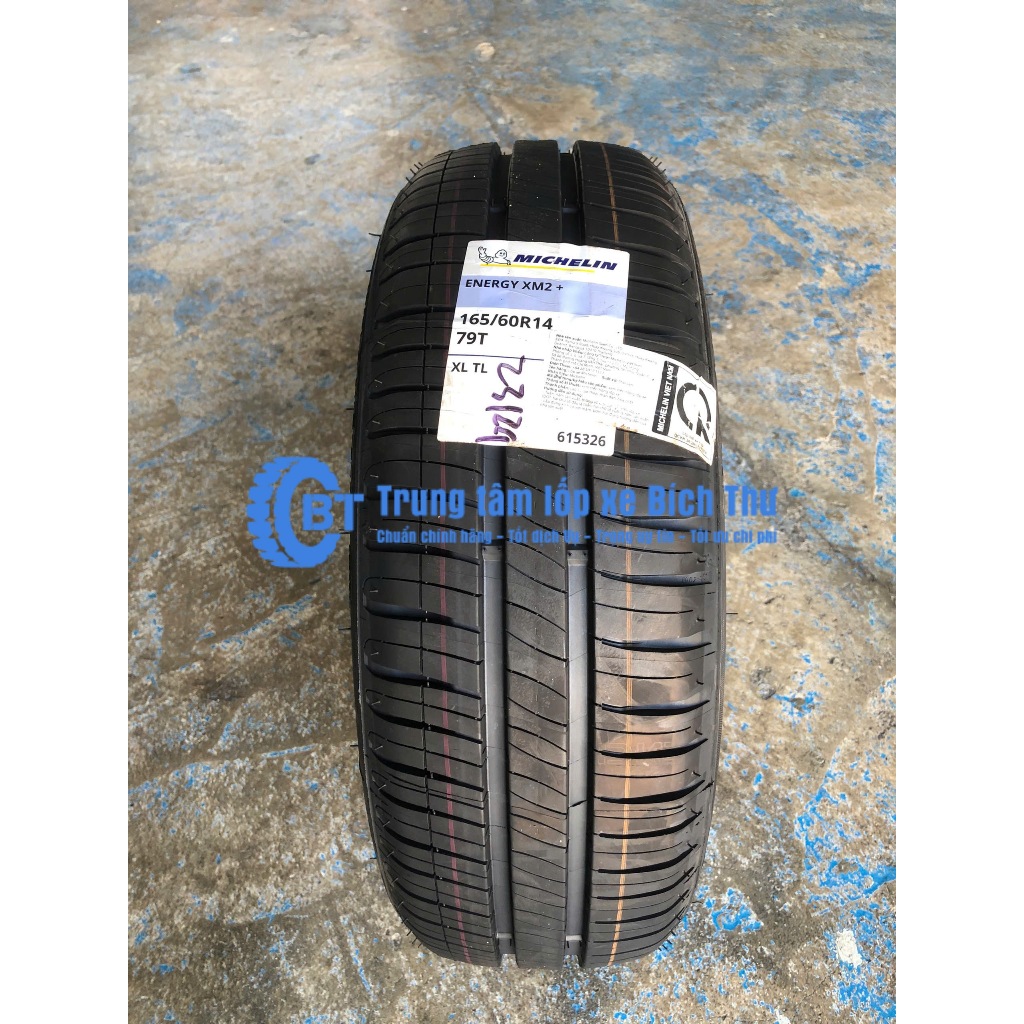 Lốp Michelin 165/60R14 XM2+ Cửa Hàng Lốp Bích Thư, Lốp Xe Êm Ái, Chất Lượng An Toàn Độ Bám Đường Tốt