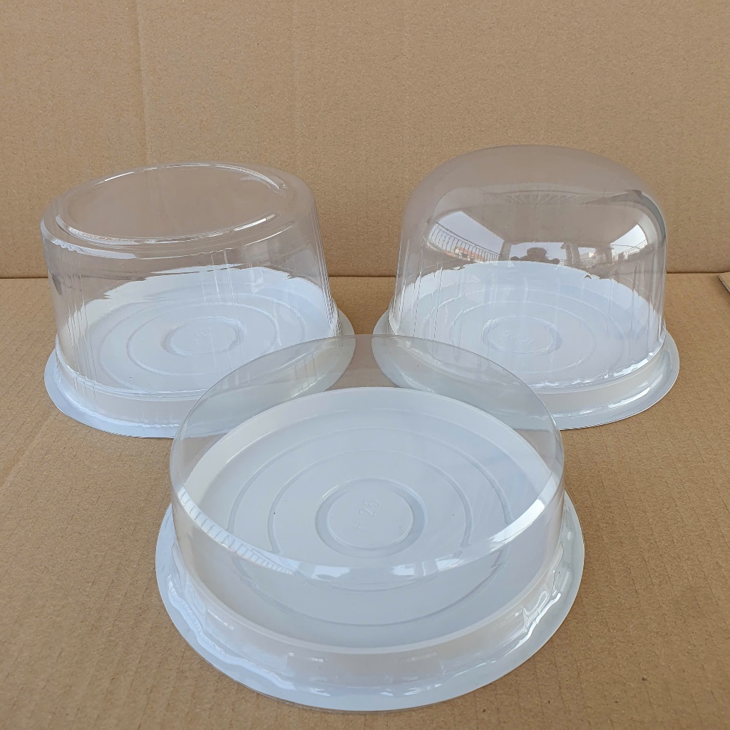 Set 50 Hộp Đựng Bánh H25 - Nắp Cao, Thấp, Bầu . 2 màu Đen Trắng - Hộp bánh