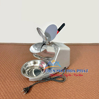 Máy xay đá - bào đá cao cấp 2 dao 2 nắp đậy