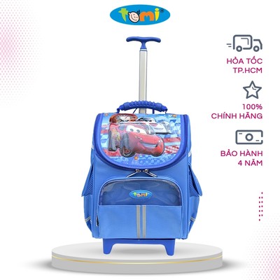[Hình ngẫu nhiên] Balo kéo học sinh Tomi 8C chất liệu chống nước, bền bỉ, gọn nhẹ