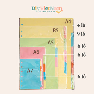 Giấy phân mục cho planner A4/B5/A5/A6/A7