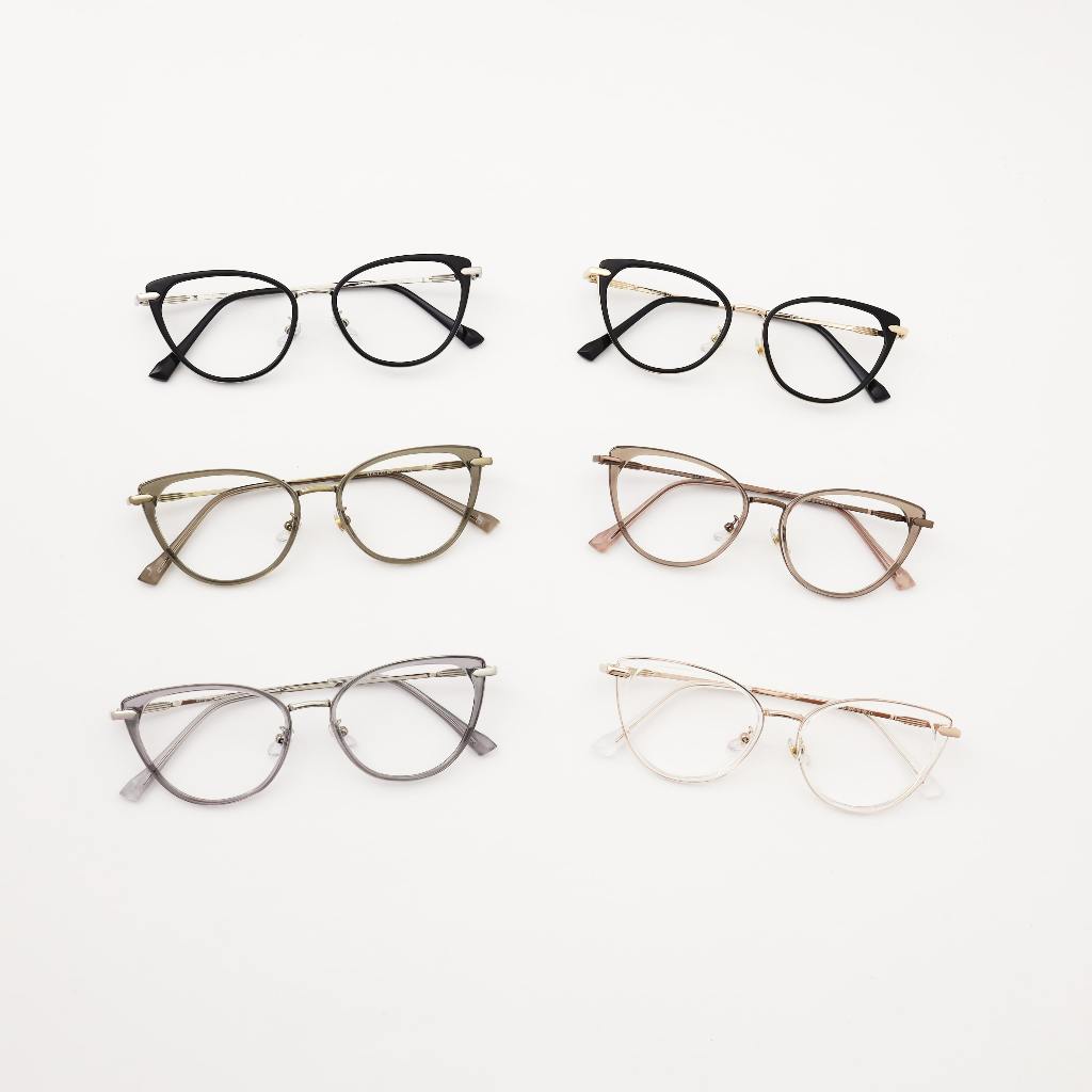 Kính Mắt Mèo Trendy HMK Eyewear Kim Loại Form To Thời Trang - MM11916 x MM11805 x ECMM5058 | BigBuy360 - bigbuy360.vn