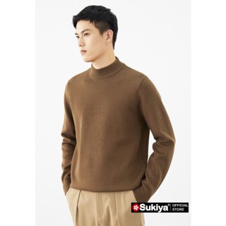 Áo Len Nam Cổ 3 Phân SUKIYA Nhiều màu, Chất Liệu Len Lông Thỏ siêu Mềm Mịn AL35