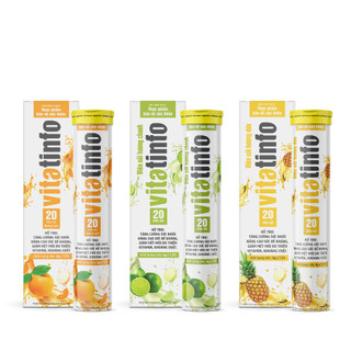 TPBVSK Vitatinfo - Viên Sủi Hỗ Trợ Tăng Cường Sức Khỏe Bổ Sung Vitamin Khoáng Chất Lọ 20 Viên